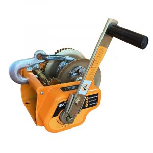 Auto Brake Winch Trailer Lifting Boat Hand Winch 2500lbs (1130kg) 7.5m Cable
