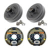 10" Electric Trailer Brake Kit Drum and Backing Plate Caravan Set