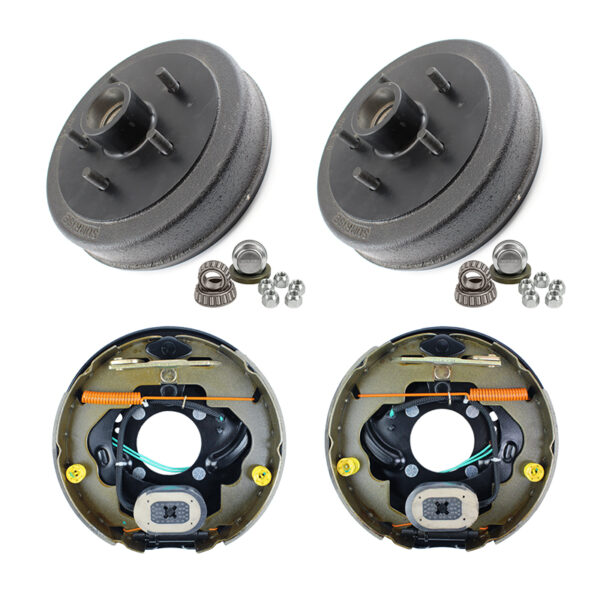 10" Electric Trailer Brake Kit Drum and Backing Plate Caravan Set