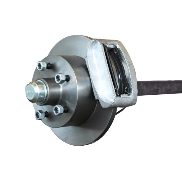 Hydraulic Disc Brake Axle 1400kg Rated 45mm Square
