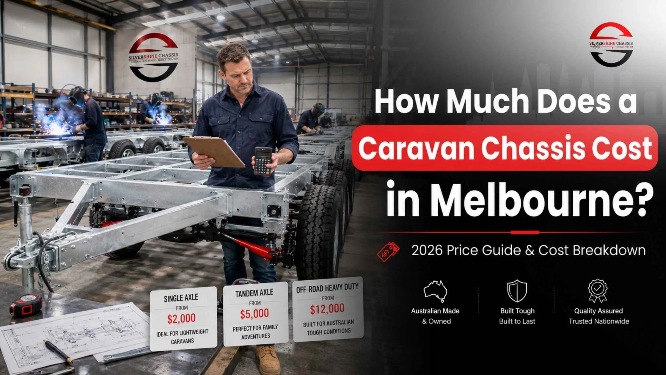 how much does a caravan chassis cost